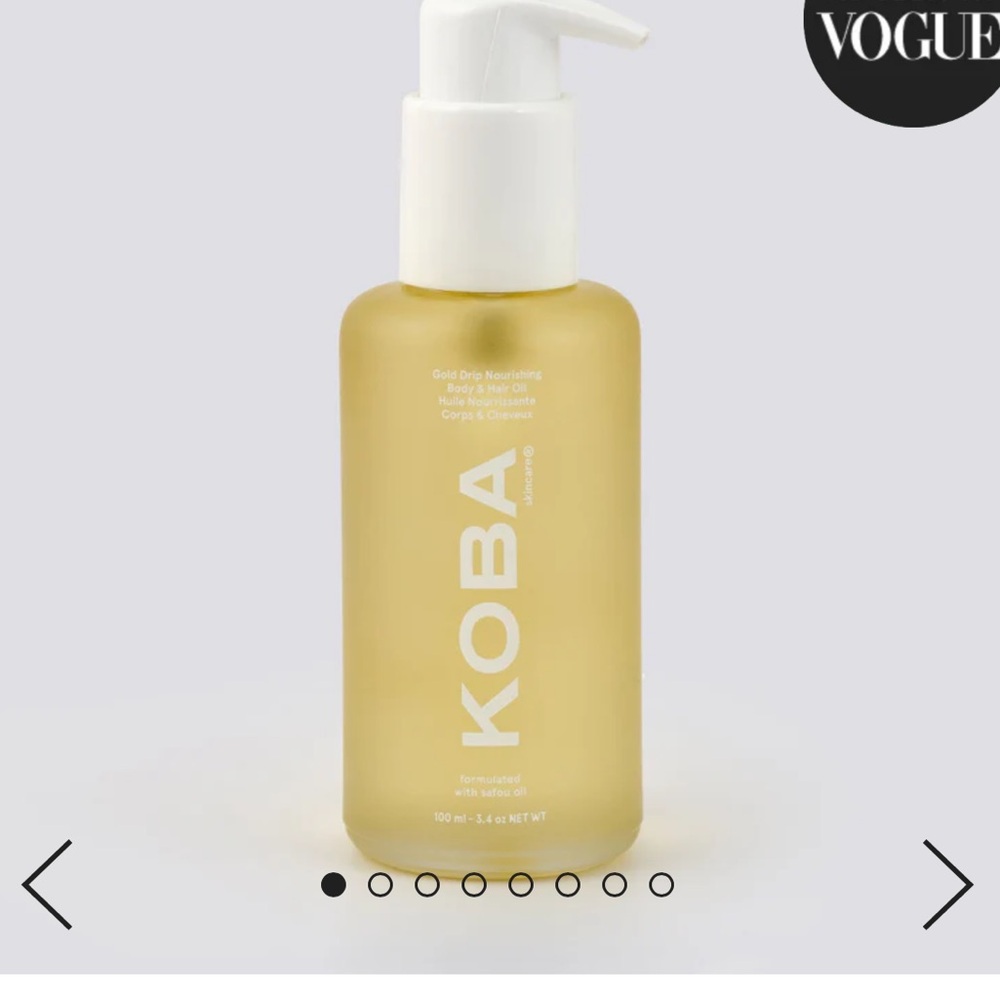 NIB KOBA gold, drip, nourishing body and hair oil new